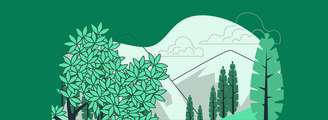 Ilustración de un paisaje 